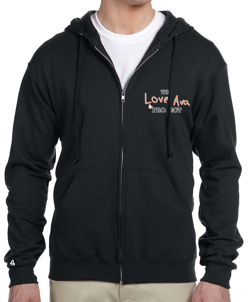Love Ava Full Zip  Hoodie