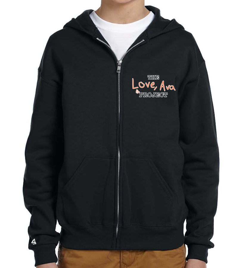 Love Ava Full Zip  Hoodie