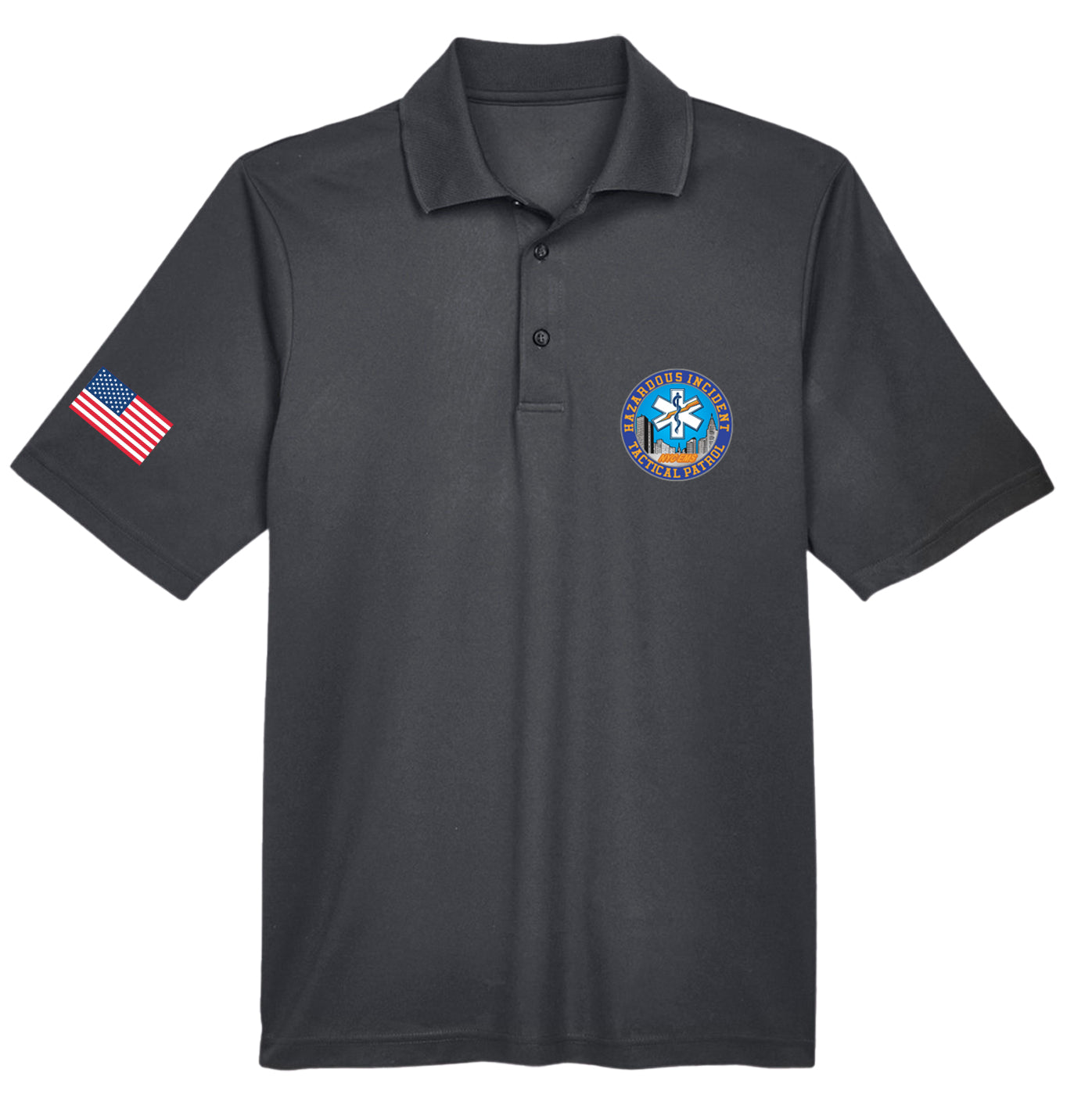 NYC HAZARD INCIDENT TACTICAL PATROL Embroidered Polo