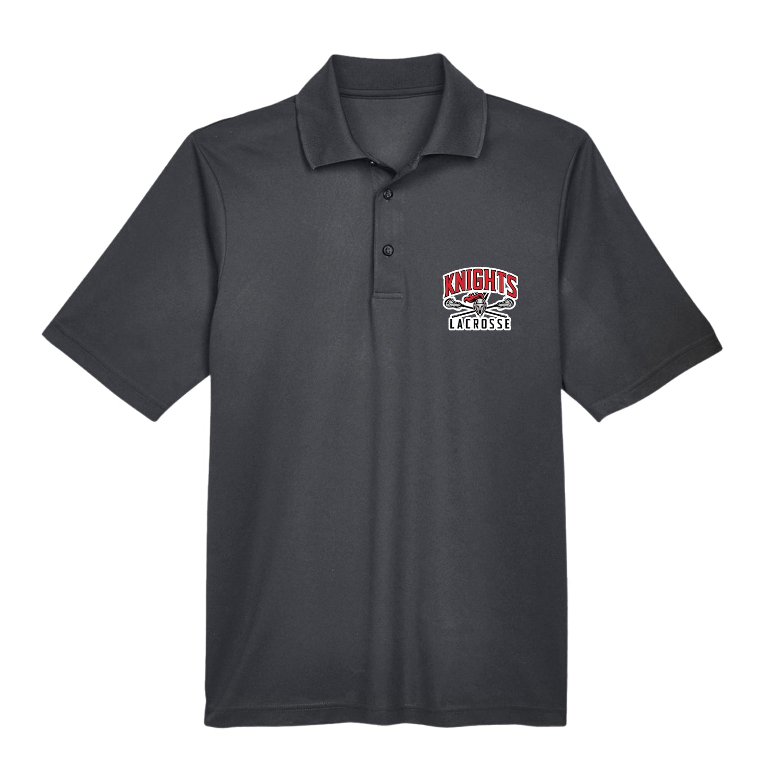 FLORAL PARK WOMENS LACROSSE Embroidered Mens Performance Piqué Polo