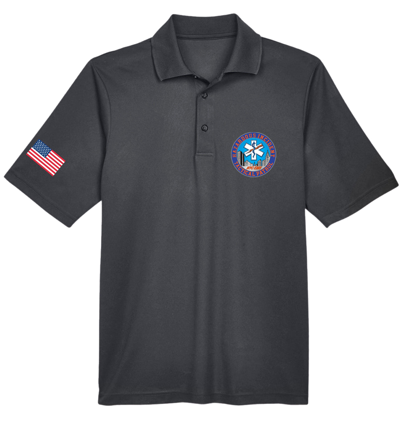 NYC HAZARD INCIDENT TACTICAL PATROL Embroidered Polo
