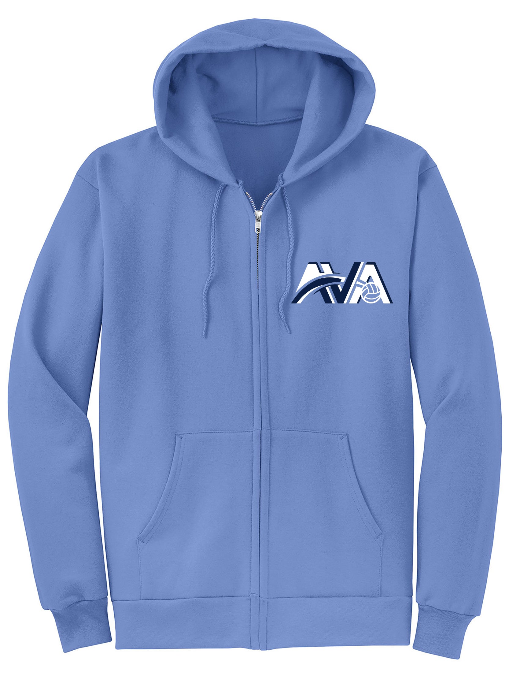 AVA Atlantic Volleyball Academy Team Spirit Full Zip Hoodie
