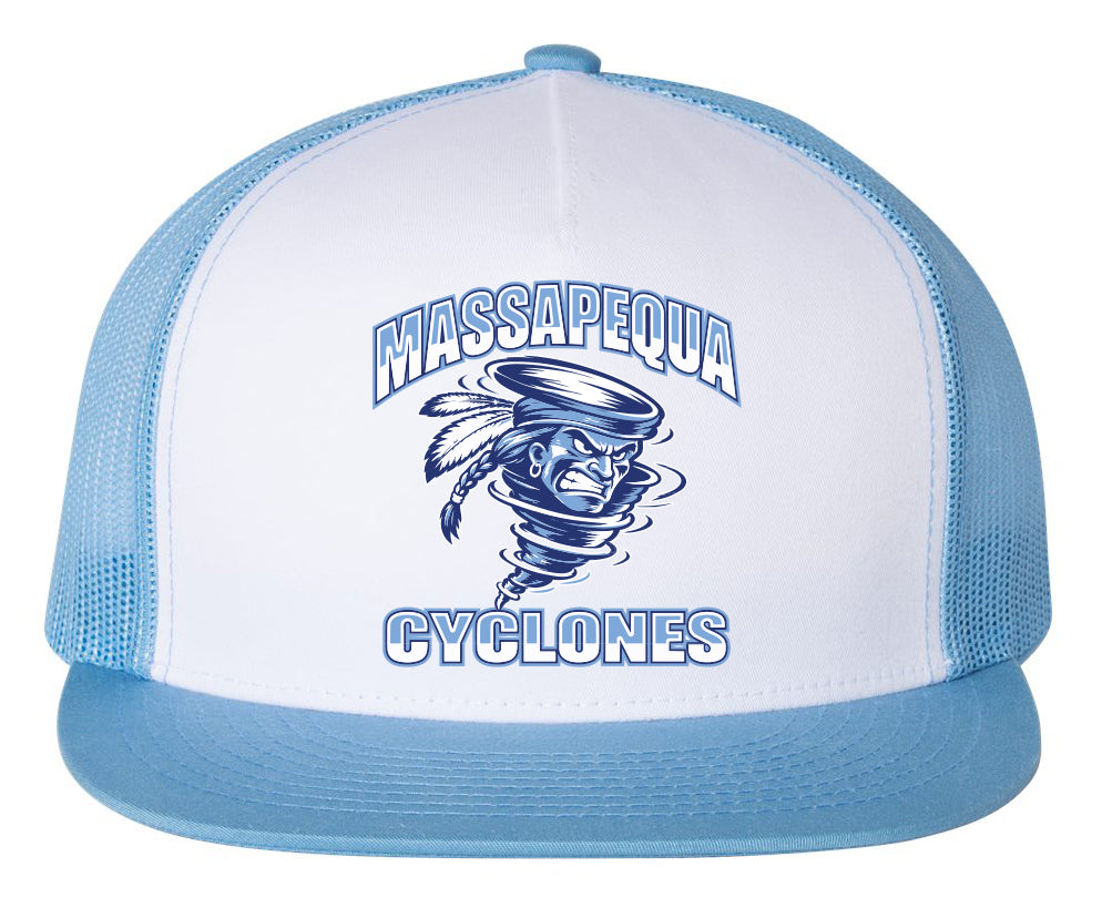 Massapequa Cyclones 5 EMBROIDERED Panel Hat