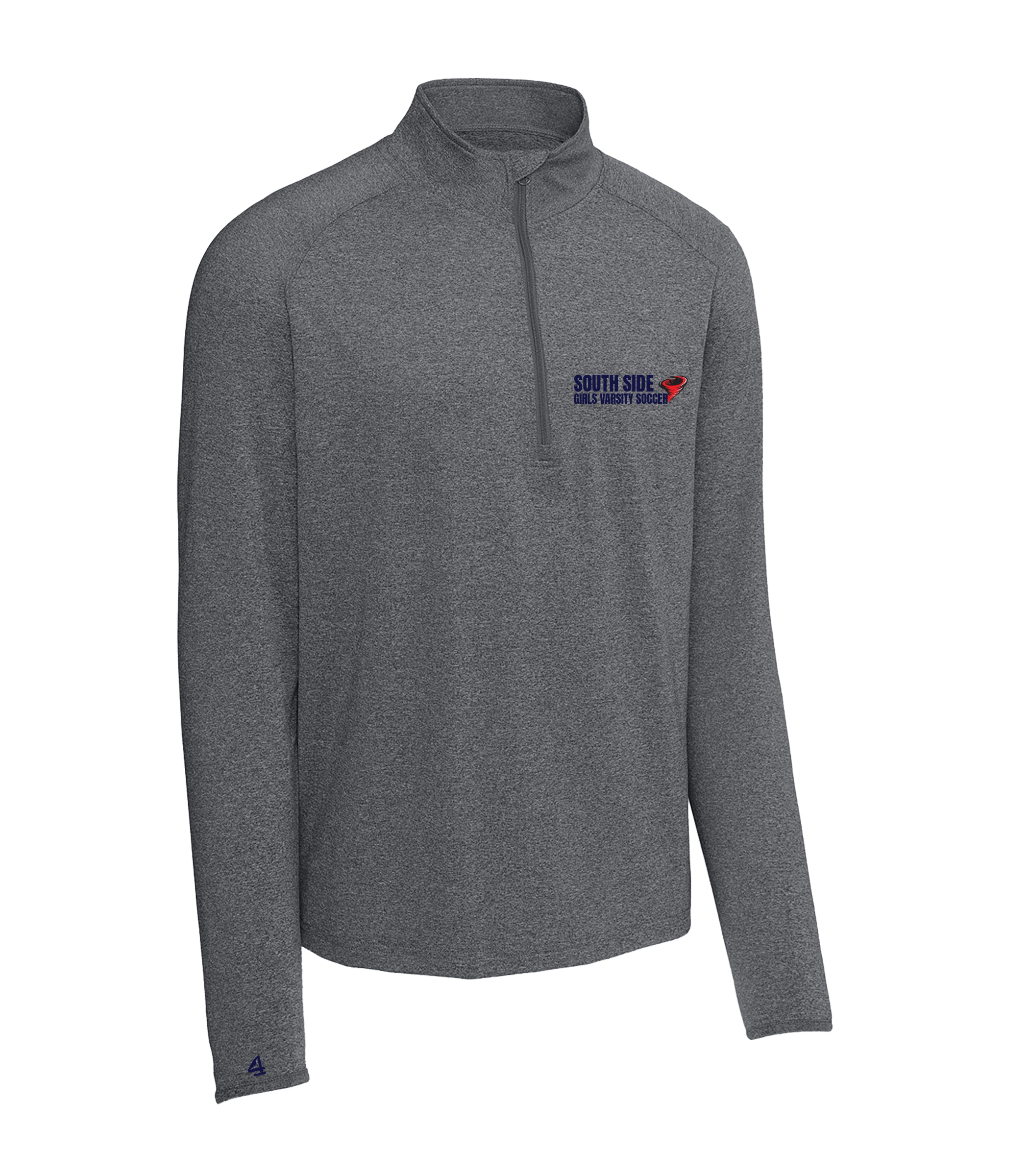 SSHS GIRLS VARSITY SOCCER embroidered performance 1/4 zip Long sleeve
