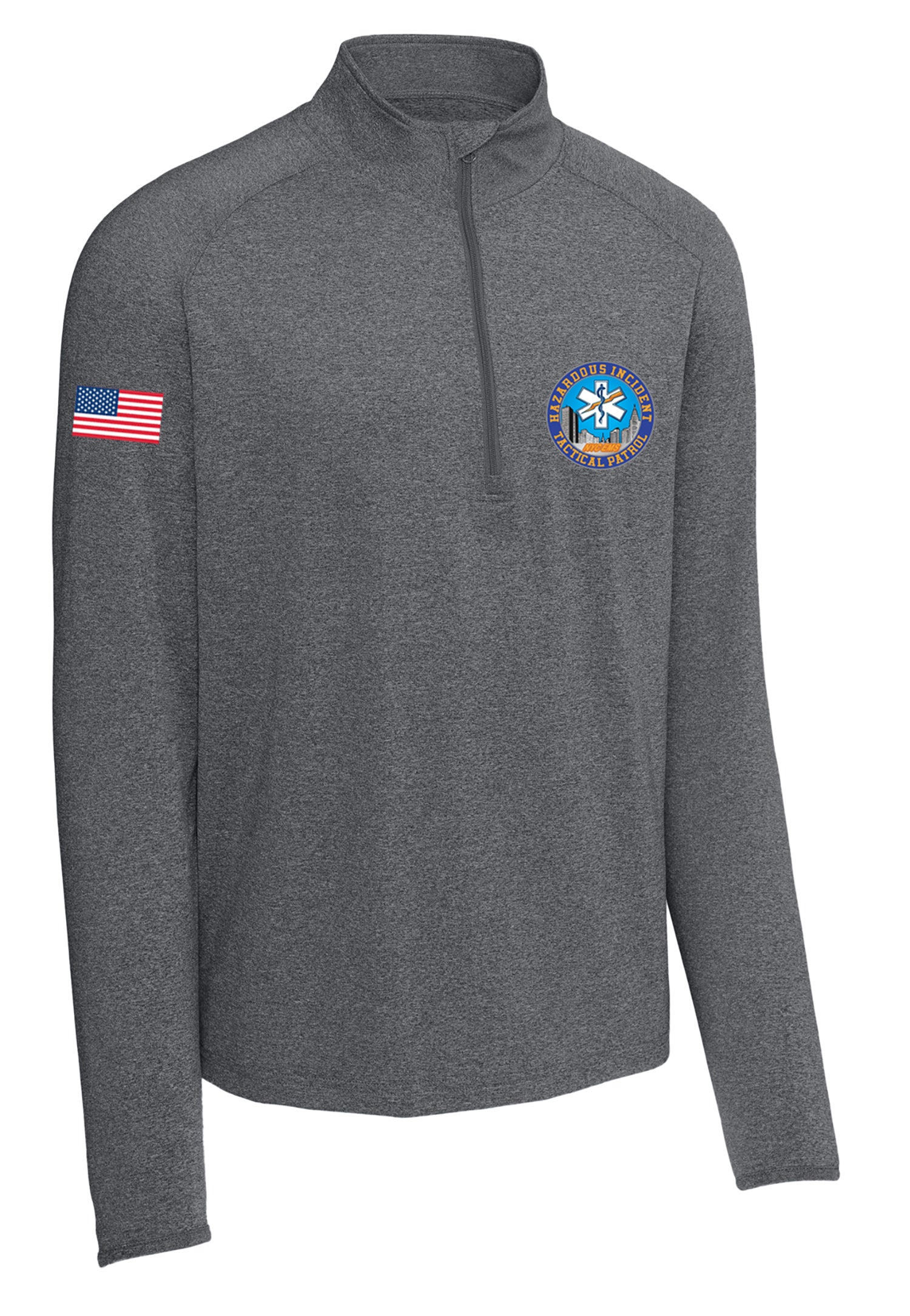 NYC HAZARD INCIDENT TACTICAL PATROL Embroidered 1/4 Zip