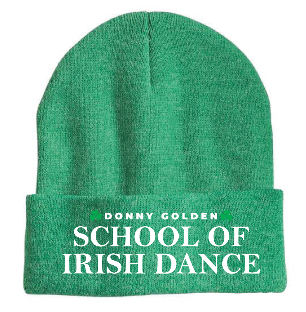 DONNY GOLDEN SCHOOL OF IRISH DANCE Embroidered Beanie