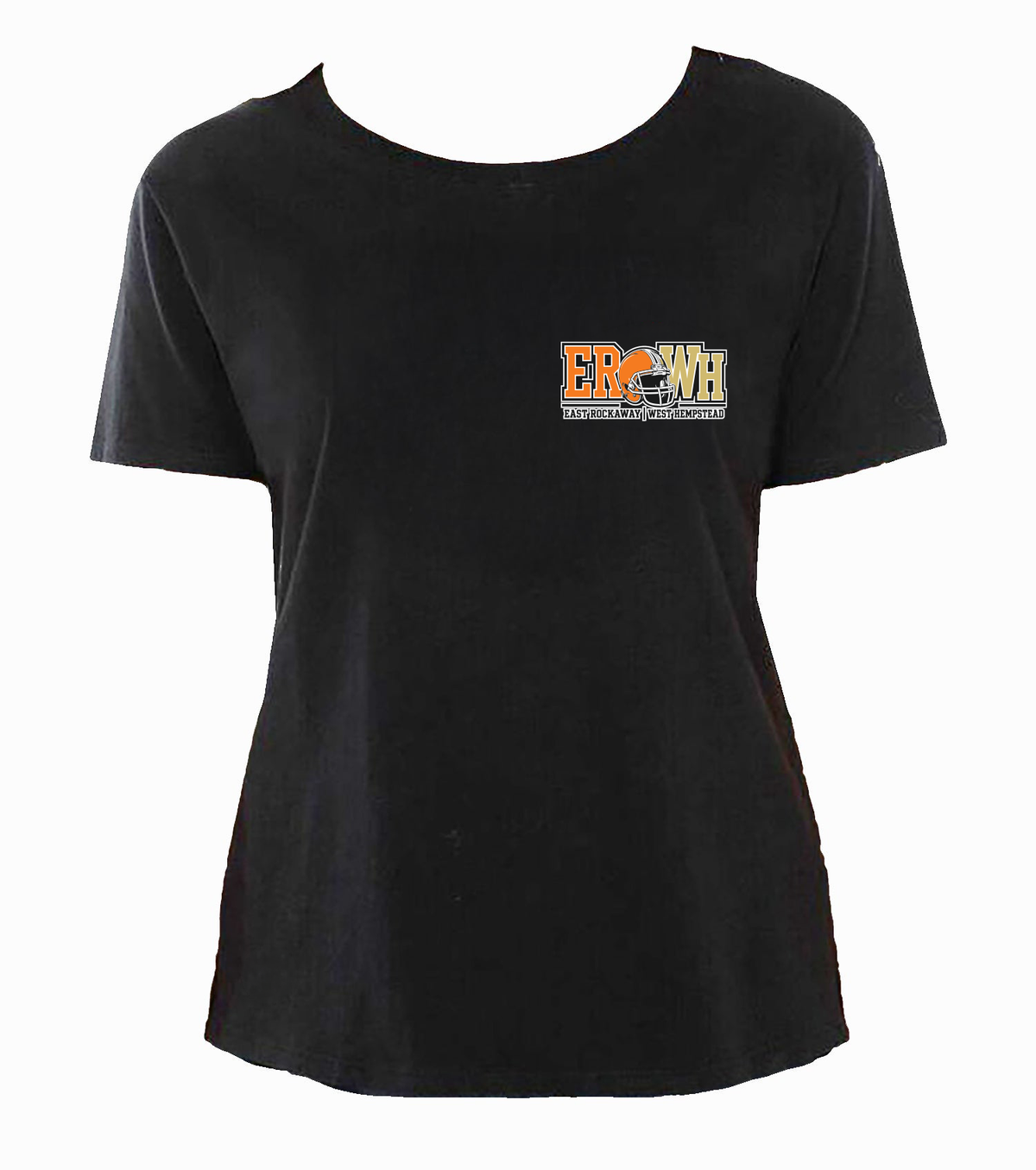 East Rockaway Football Ladies Boxy High Low t-shirt