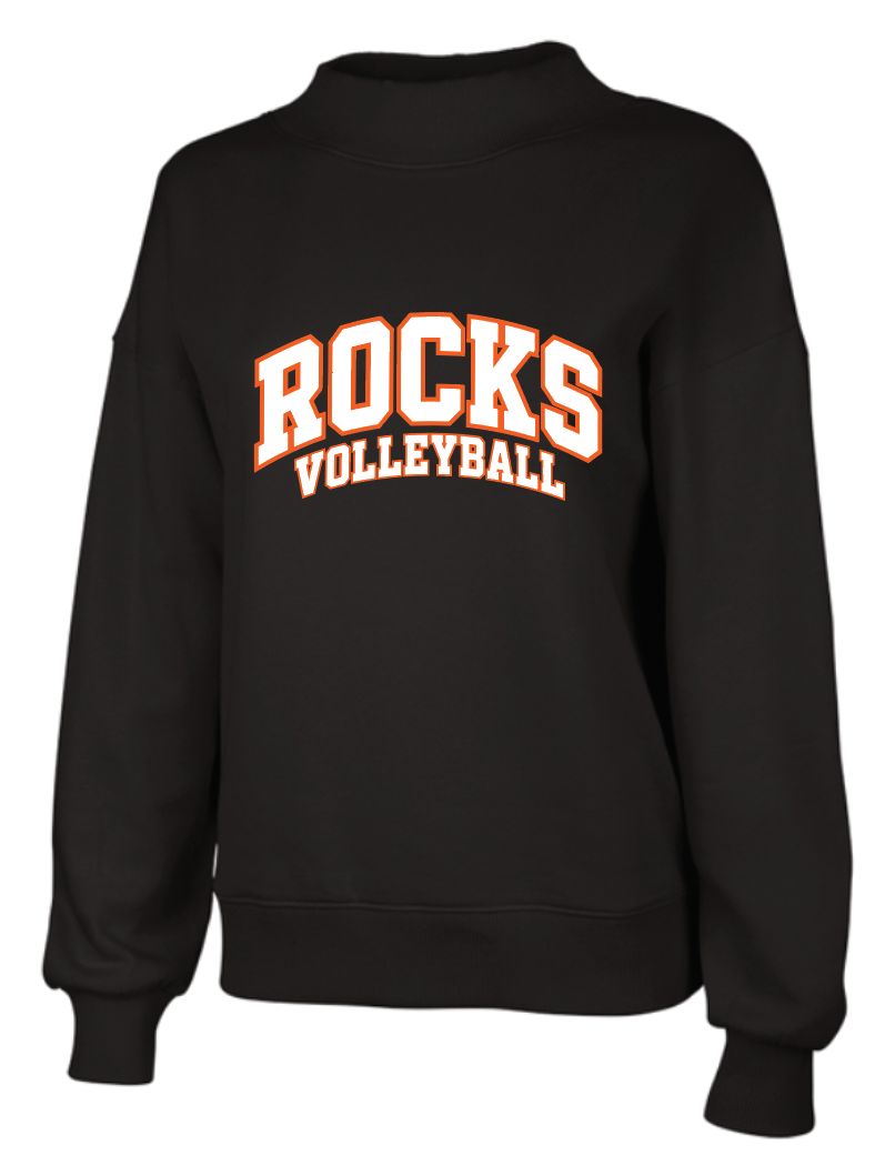 East Rockaway Volleyball Mockneck 5725