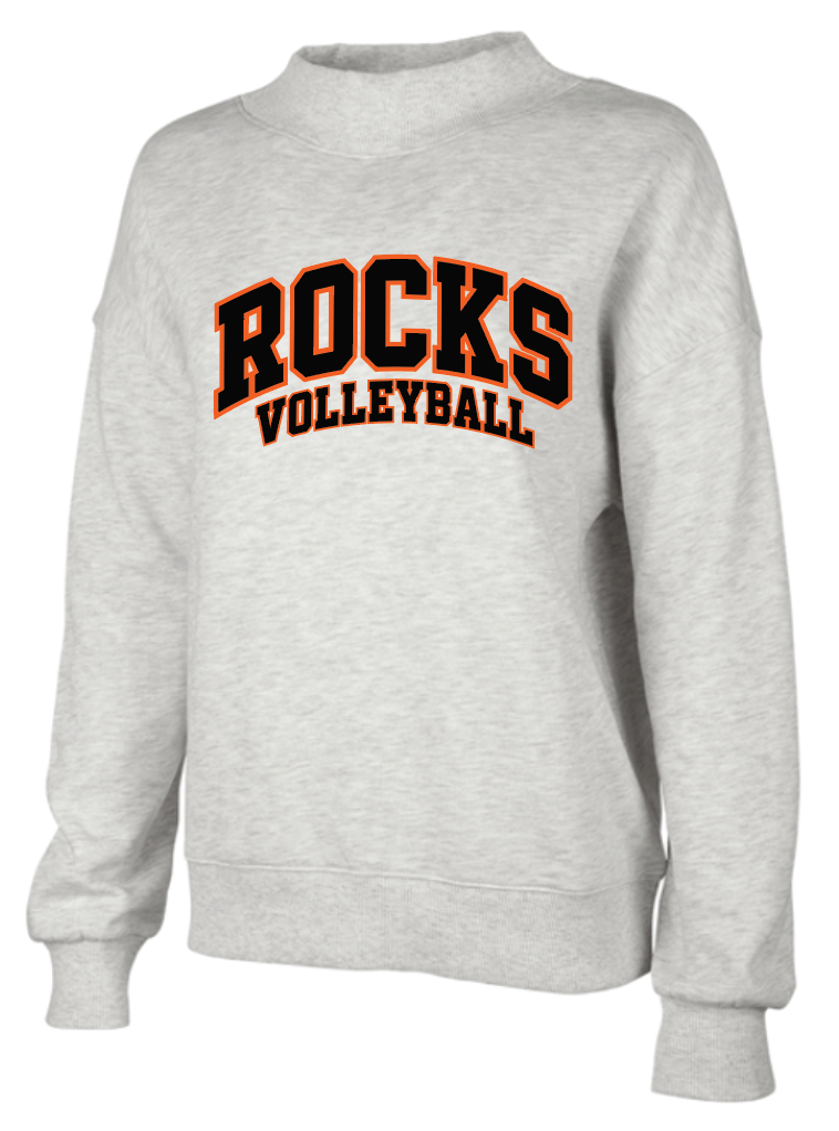 East Rockaway Volleyball Mockneck 5725