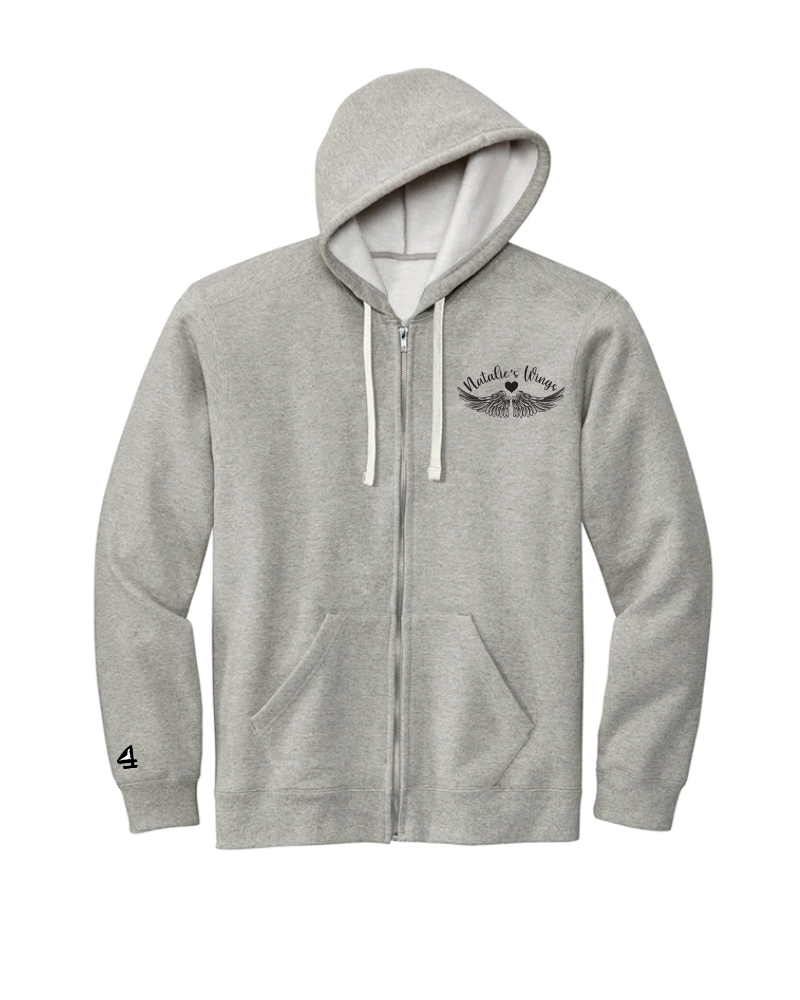 Natalie's Wings  Full Zip Hoodie