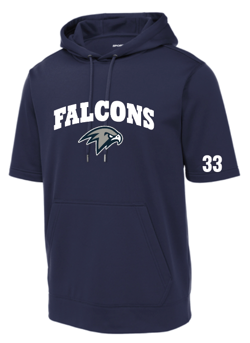 ARIZONA CAVE CREEK FOOTBALL Fleece Short Sleeve Hoodie