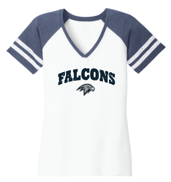 ARIZONA CAVE CREEK FOOTBALL Women's Game V-Neck Tee