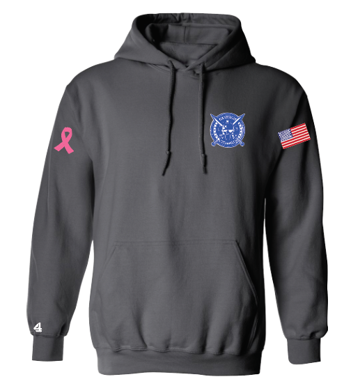 LB Gladiators Wrestling Breast Cancer Awareness Adult and Youth Hoodie