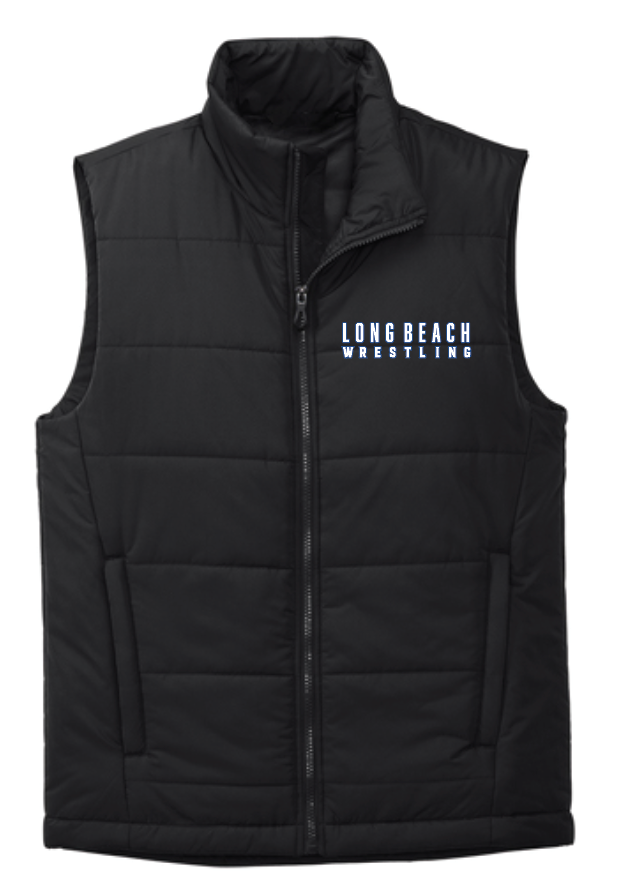 LB Gladiators Wrestling Embroidered Puffer Vest