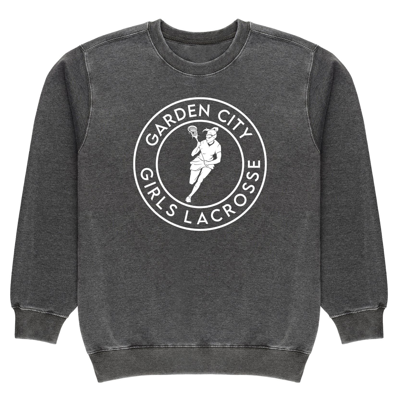GARDEN CITY GIRLS LACROSSE Vintage Crewneck