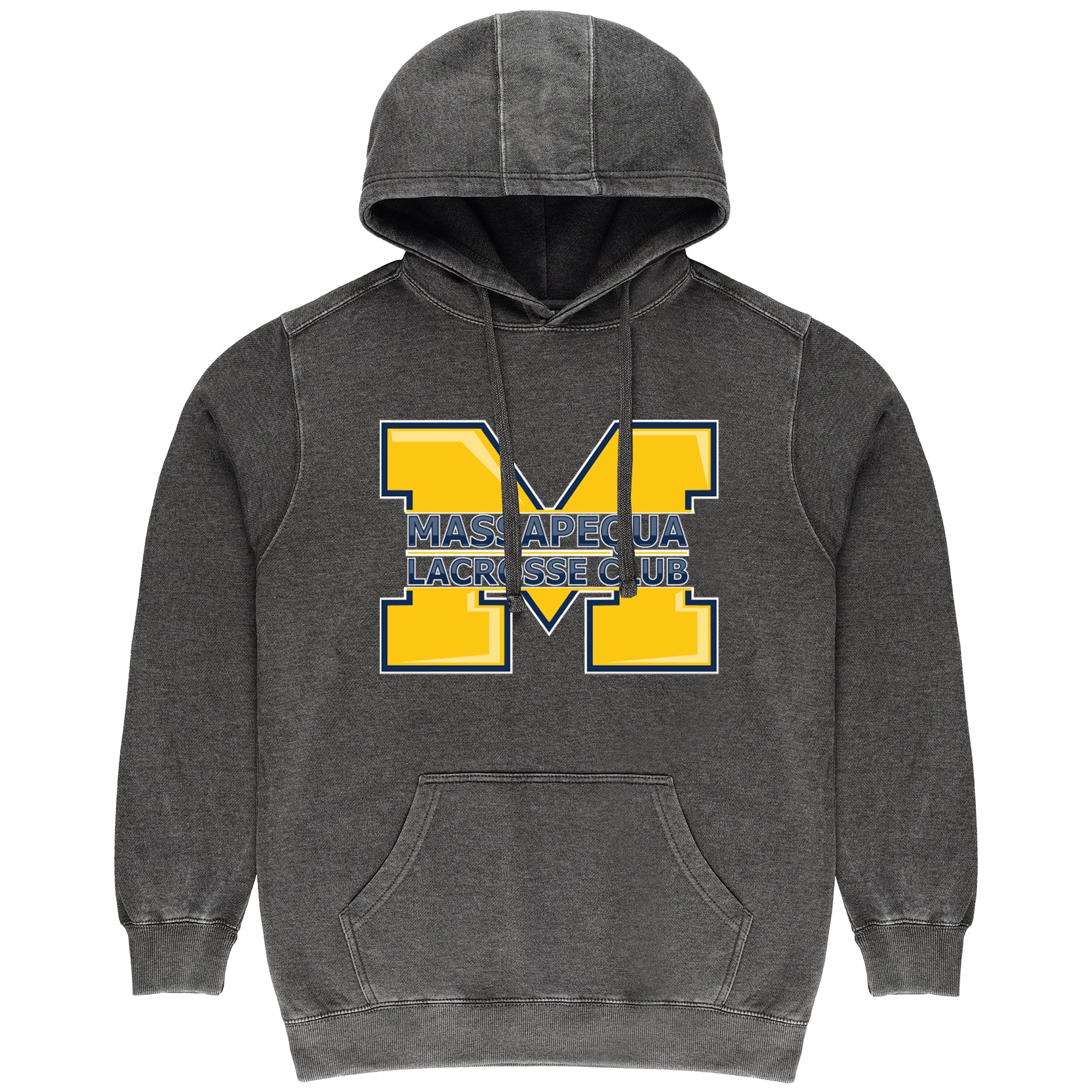 Massapequa Lacrosse Club M Burnout Vintage Hoodie