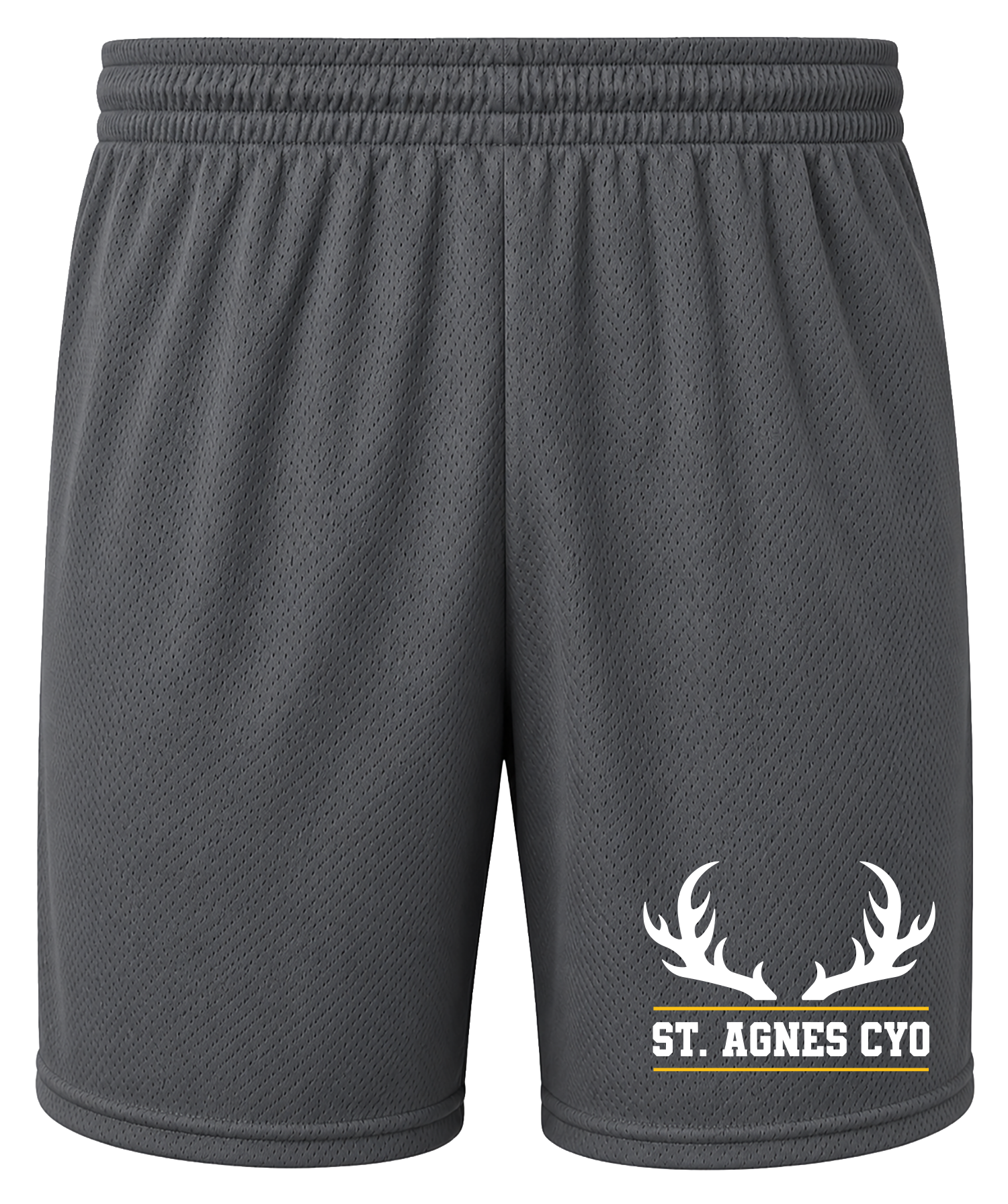 ST AGNES BASKETBALL 7 INCH MESH SHORTS W/ POCKETS