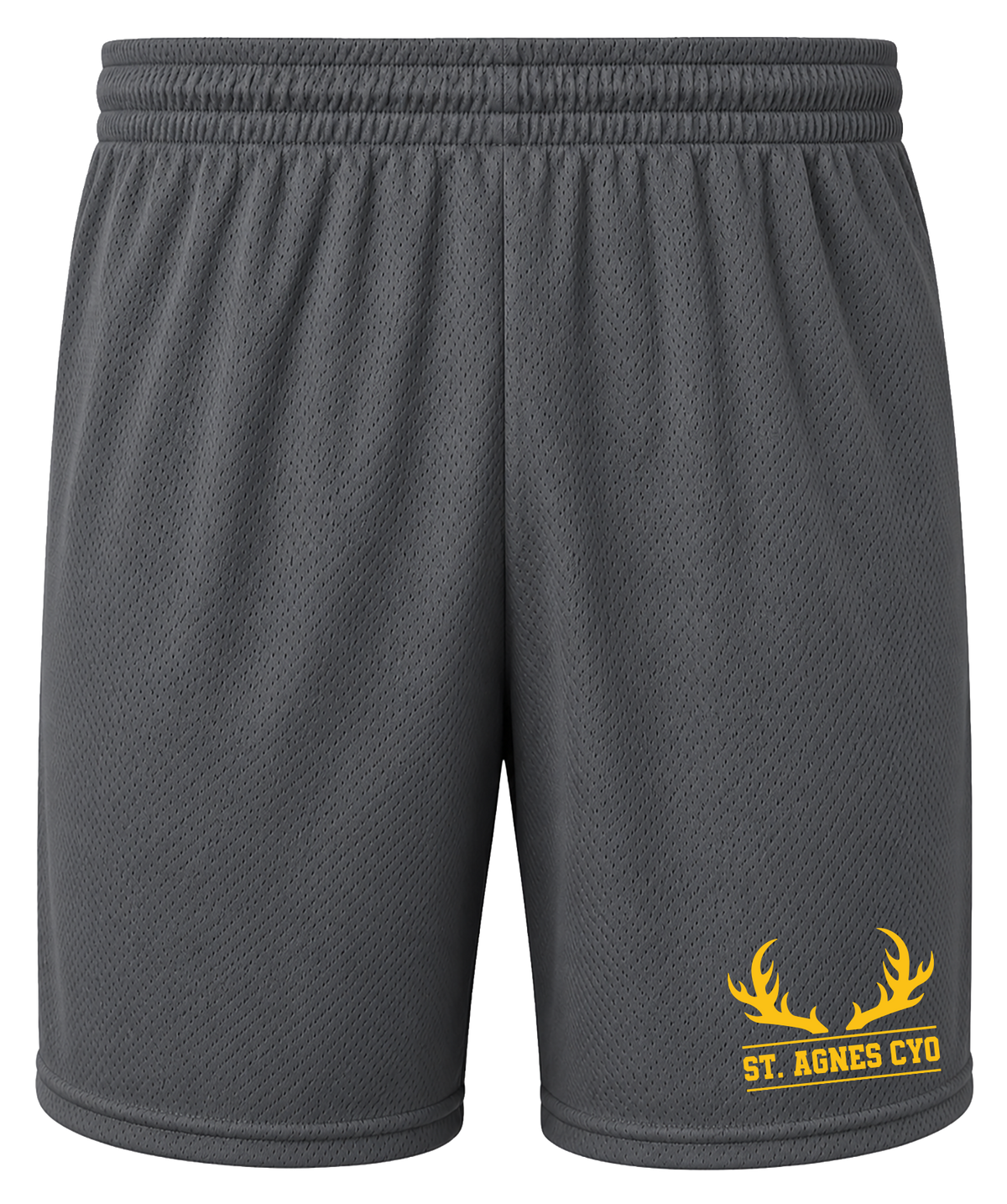 ST AGNES BASKETBALL 7 INCH MESH SHORTS W/ POCKETS