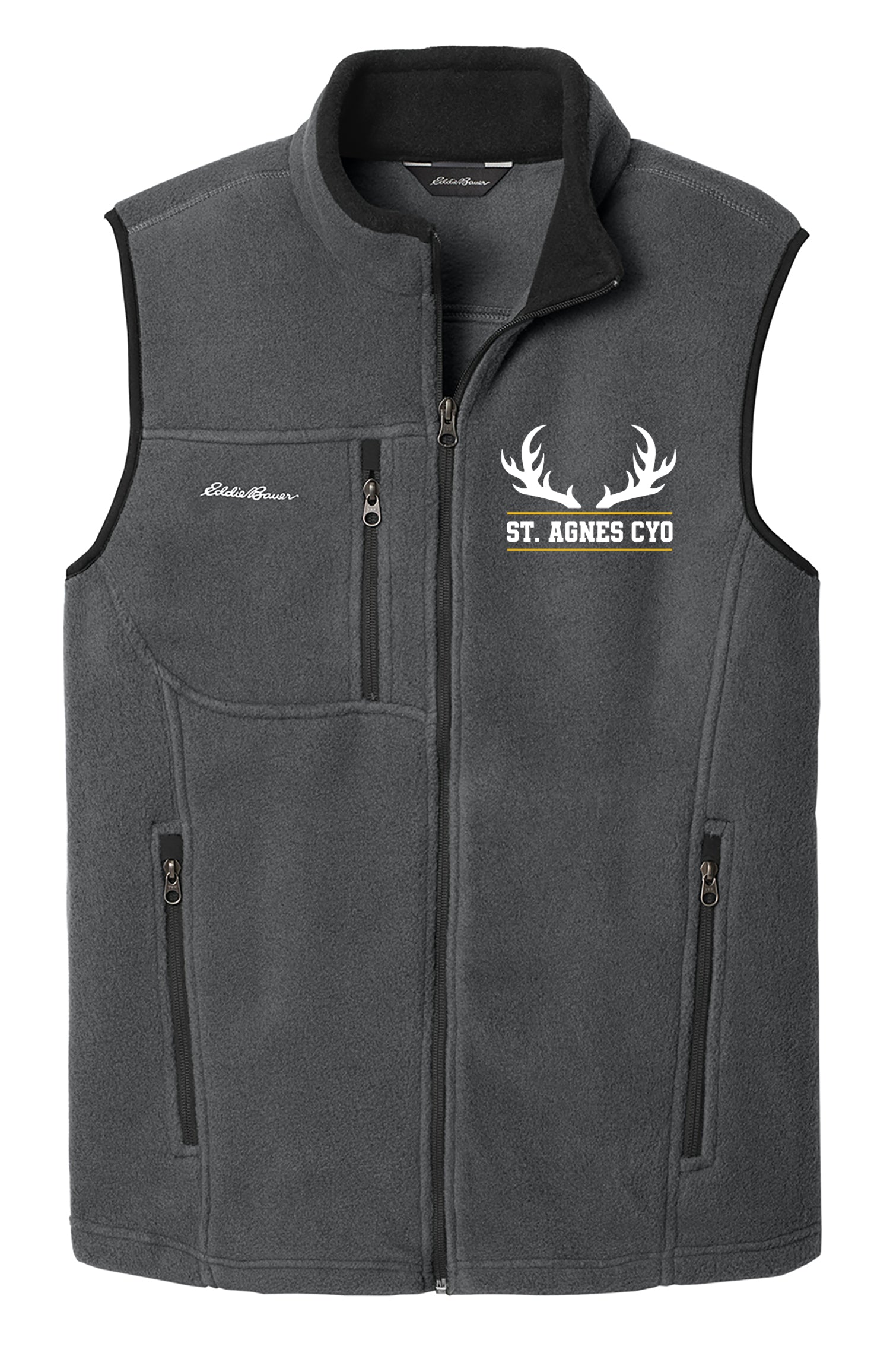 ST AGNES BASKETBALL Embroidered Eddie Bauer® Fleece Vest