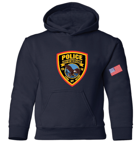CITY OF GLEN COVE POLICE YOUTH HOODIE