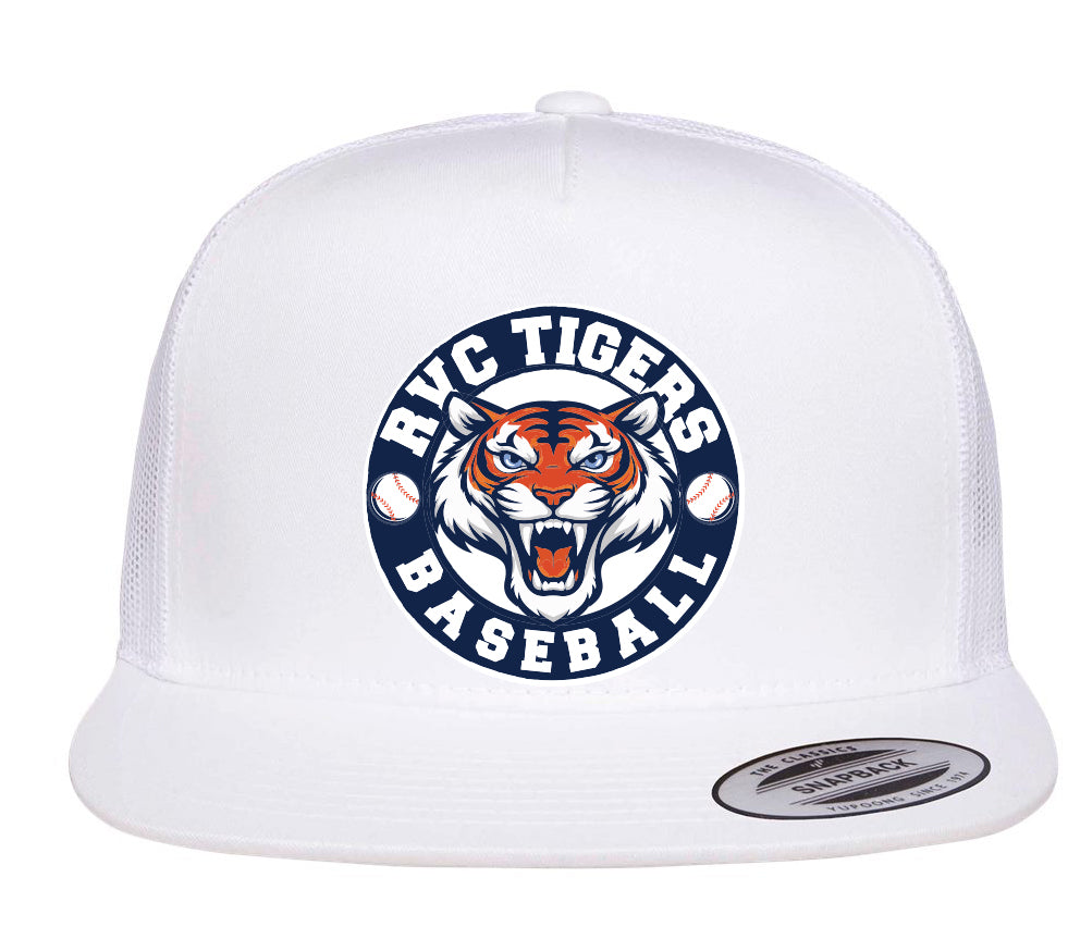 RVC TIGERS BASEBALL PRINTED SNAPBACK TRUCKER HAT