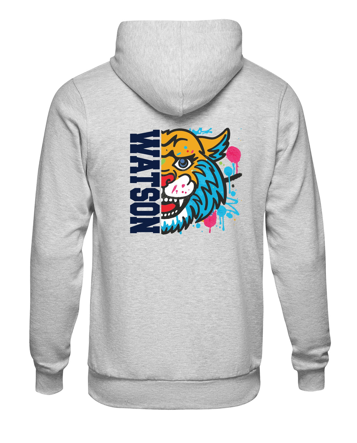 WATSON ELEMENTARY WILDCATS Color Splash Hoodie