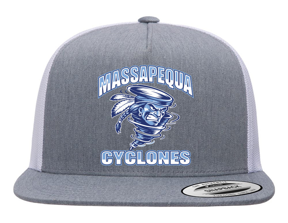 Massapequa Cyclones 5 EMBROIDERED Panel Hat