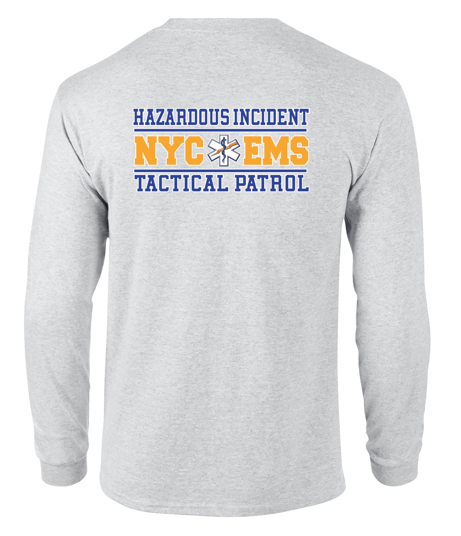 NYC HAZARD INCIDENT TACTICAL PATROL Long Sleeve Graphic Tee