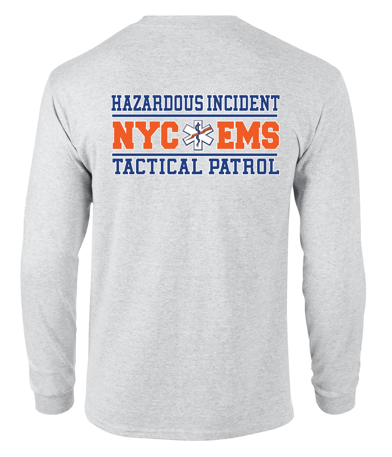 NYC HAZARD INCIDENT TACTICAL PATROL Long Sleeve Graphic Tee