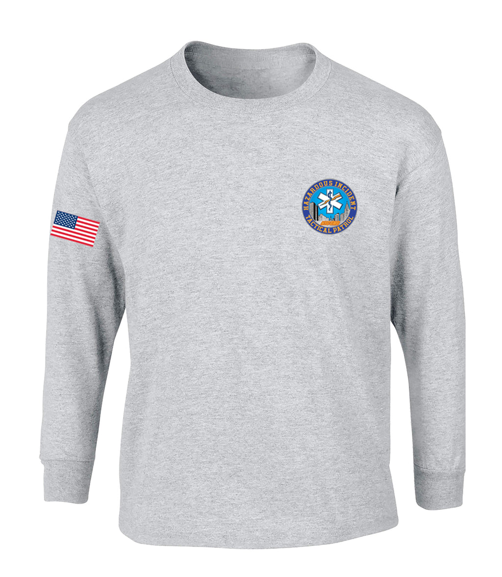 NYC HAZARD INCIDENT TACTICAL PATROL Long Sleeve Graphic Tee