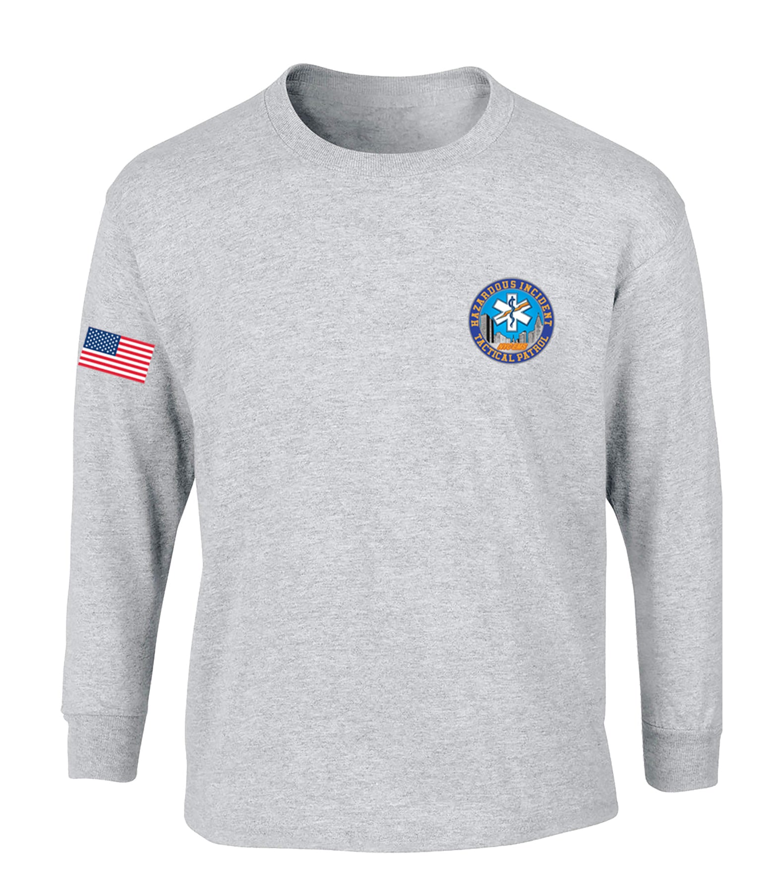 NYC HAZARD INCIDENT TACTICAL PATROL Long Sleeve Graphic Tee