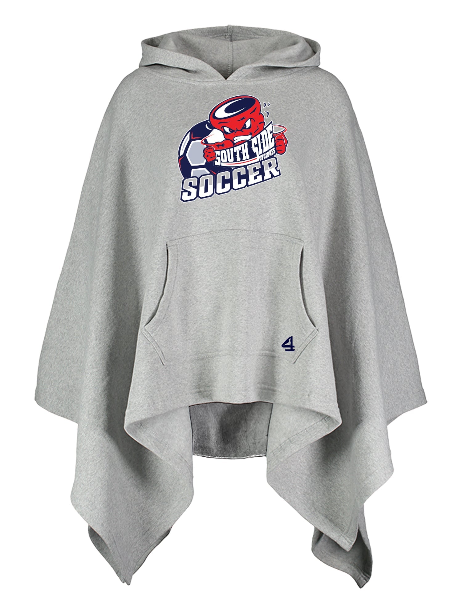 SSHS Cyclones Soccer Women's Poncho