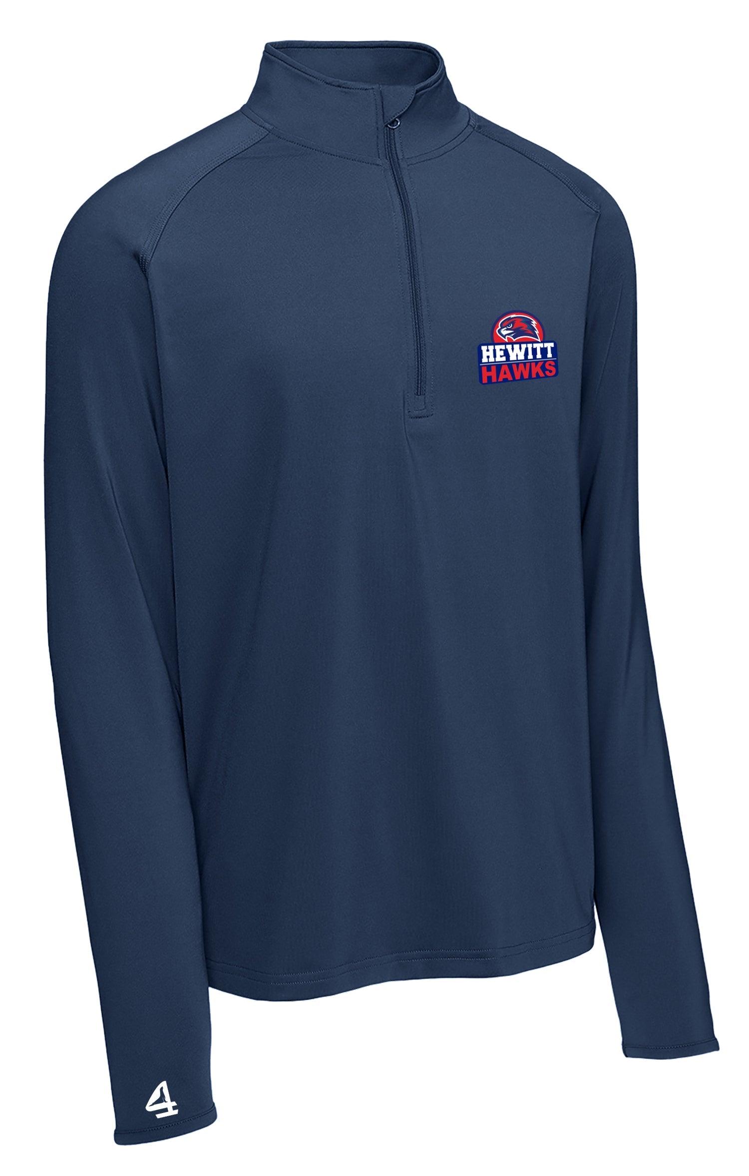 Hewitt Elementary Hawks Embroidered 1/4 Zip Adult