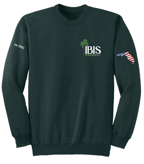 IBIS NURSERY EMBROIDERED CREWNECK