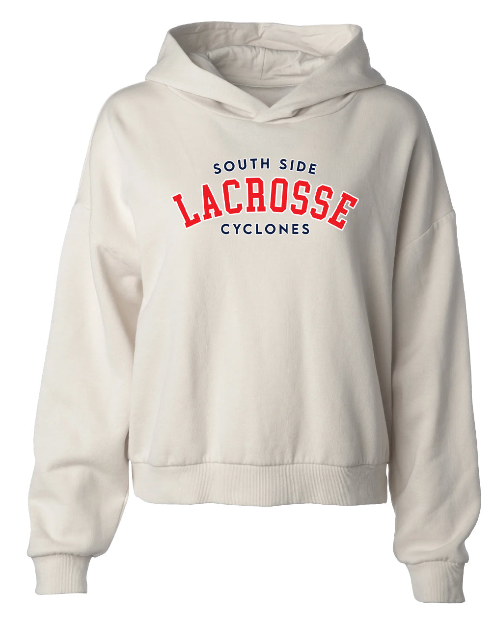 SOUTH SIDE MIDDLE SCHOOL GIRLS LACROSSE Womens Hoodie