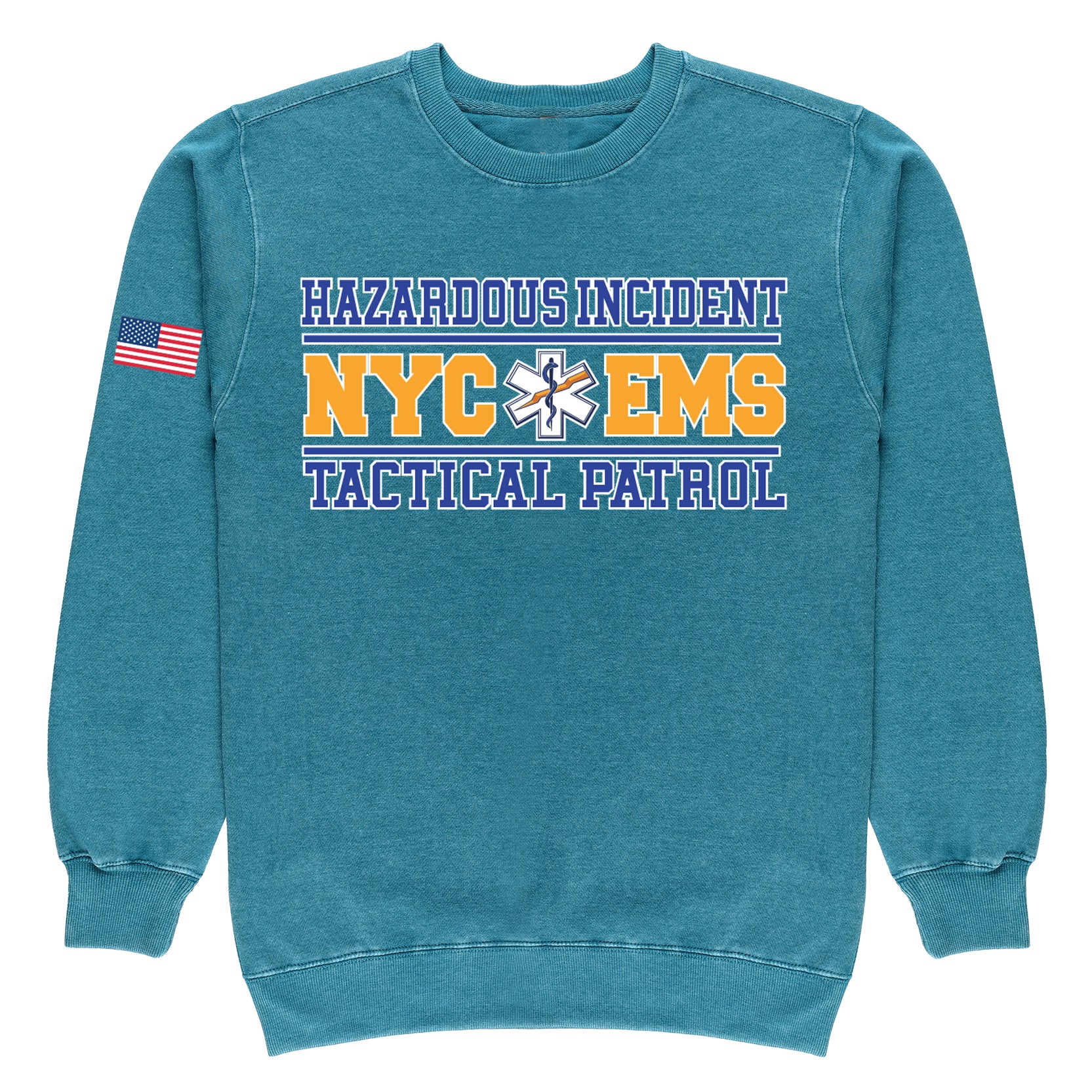 NYC HAZARD INCIDENT TACTICAL PATROL VINTAGE CREWNECK