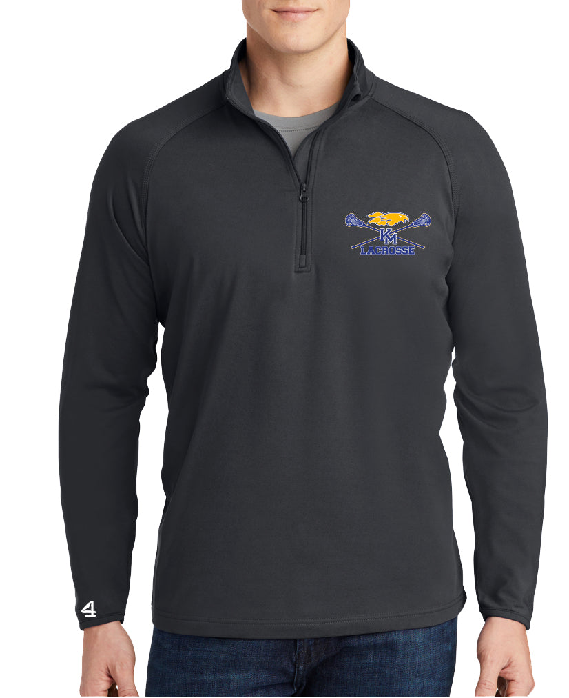 KM Lacrosse Embroidered 1/4 Zip