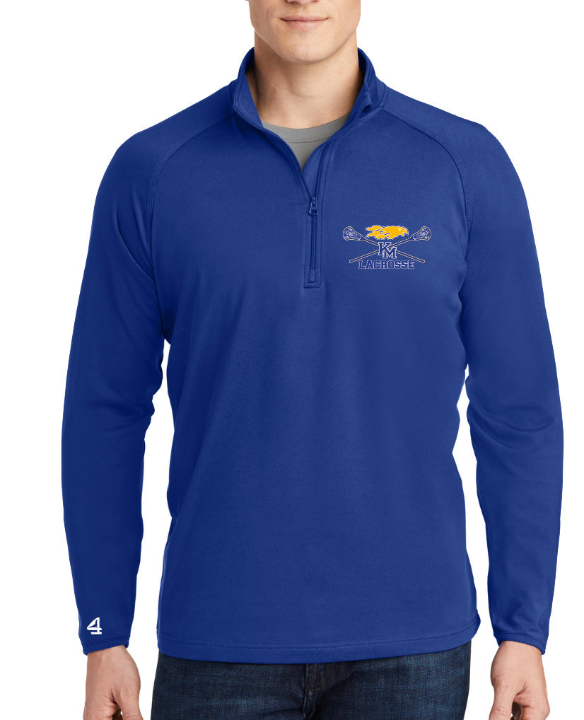KM Lacrosse Embroidered 1/4 Zip