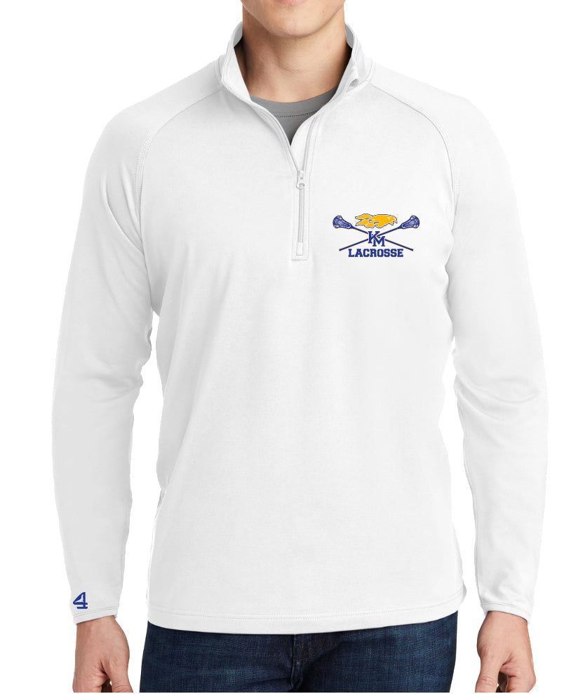 KM Lacrosse Embroidered 1/4 Zip