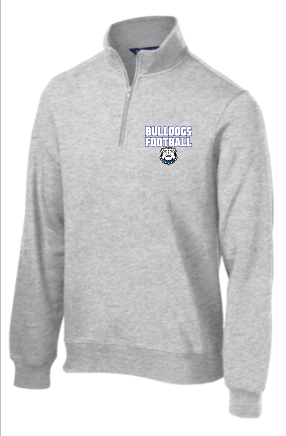 LB BULLDOGS FOOTBALL Printed 1/4 zip