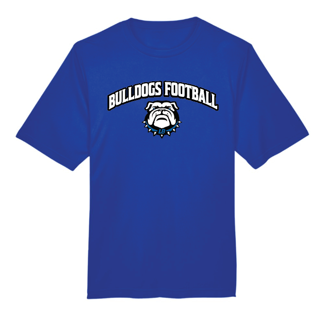 LB BULLDOGS FOOTBALL Peformance Tshirts