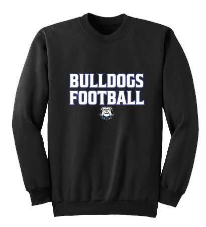 LB BULLDOGS FOOTBALL Crewneck