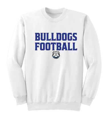 LB BULLDOGS FOOTBALL Crewneck
