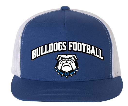 LB BULLDOGS FOOTBALL Printed Trucker Snapback Hat