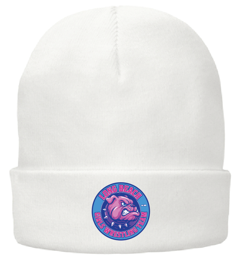 LONG BEACH GIRLS WRESTLING TEAM embroidered Beanie