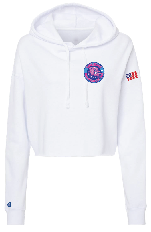 LONG BEACH GIRLS WRESTLING TEAM Women's Cropped Hoodie
