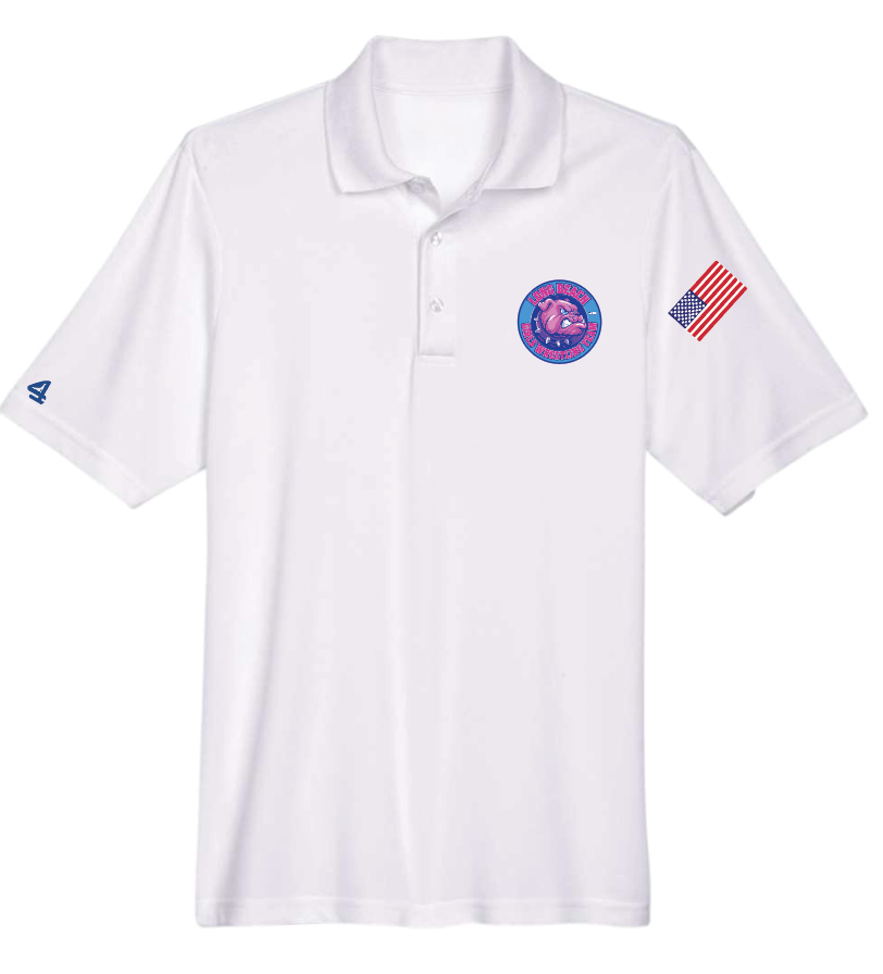 LONG BEACH GIRLS WRESTLING TEAM Embroidered Performance Polo