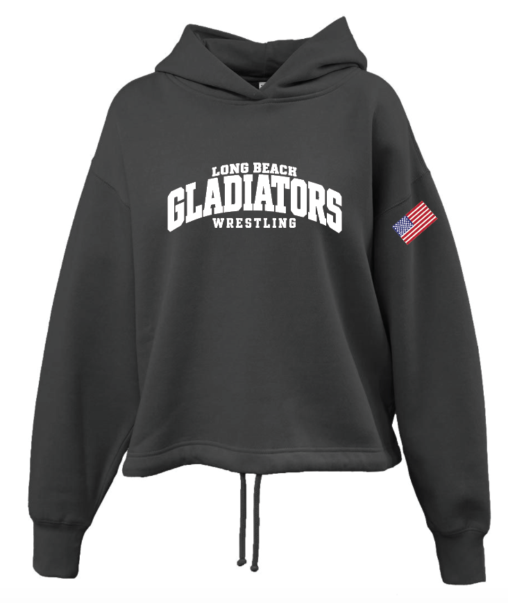 LB Gladiators Wrestling Cropped hoodie 5476
