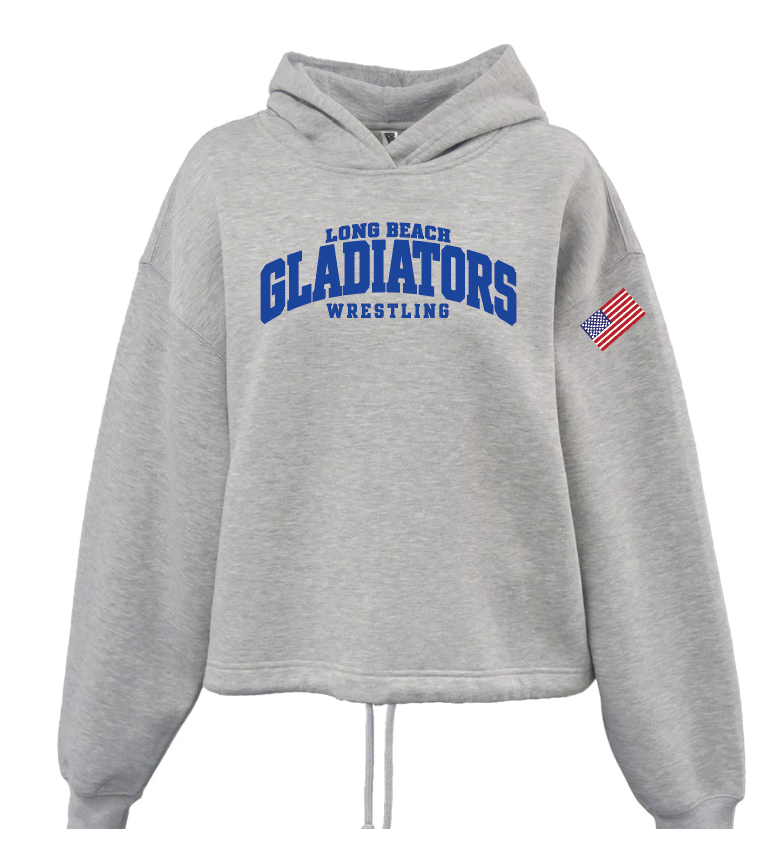LB Gladiators Wrestling Cropped hoodie 5476