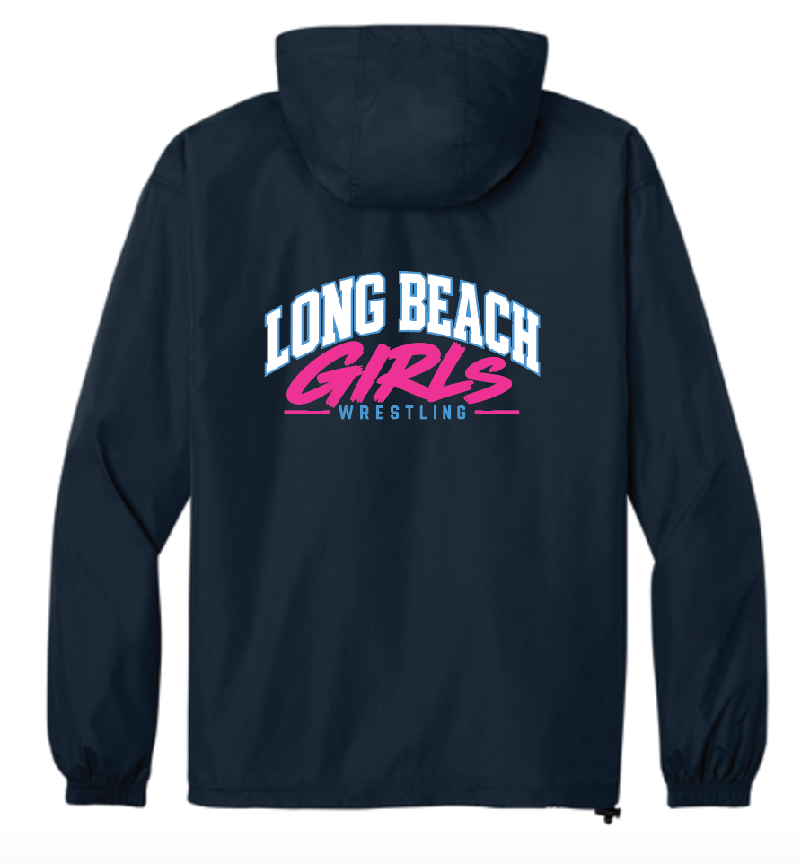 LBHS GIRLS WRESTLING PRINTED CHAMPION WINDBREAKER c0200